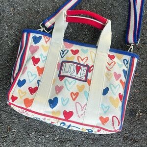 Brighton Red White And You Mini Tote